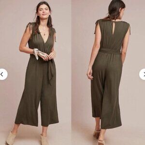 Burnt Orange Anthropologie Moulinette Soeurs Alisande Jumpsuit Small